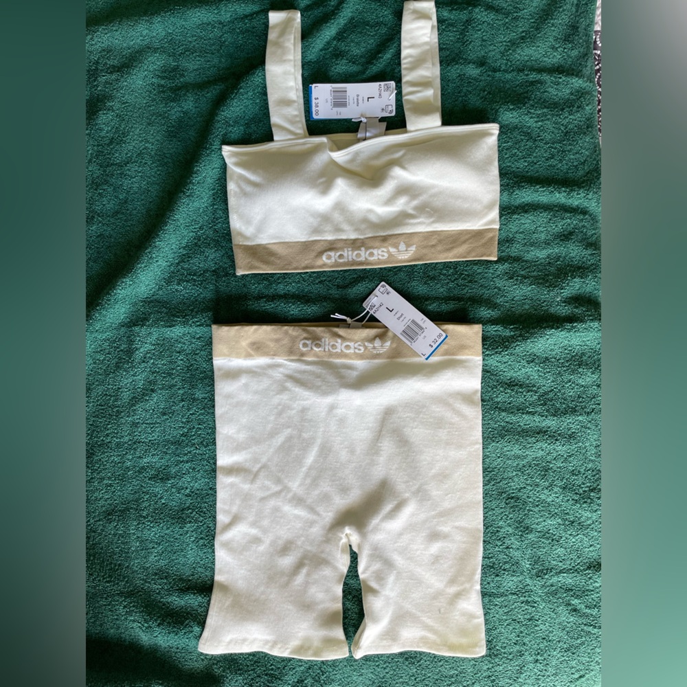 NWT Adidas White Bralette